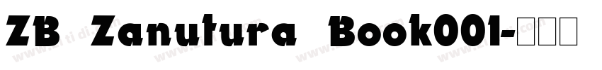 ZB Zanutura Book001字体转换